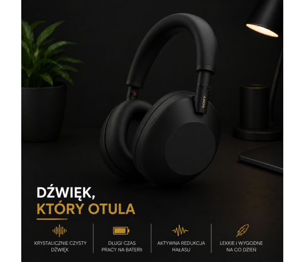 SONY WH-1000XM6 Czarny - 1334182 - zdjęcie 18